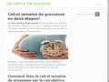 Calculatrice Grossesse Semaine par Semaine